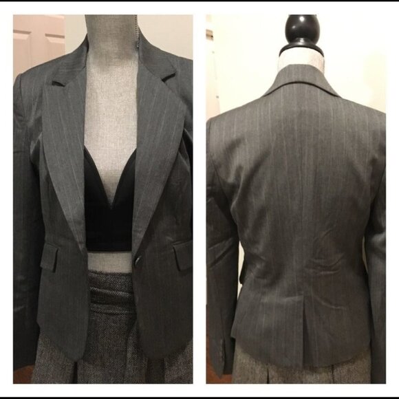 Vintage SUZY  SHIER Grey Suit Blazer - Picture 2 of 5